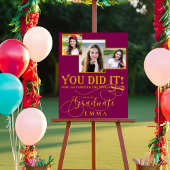 Red Gold Abschluss Multi Foto Keepake