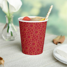 Red & Gold - Arabisch inspiriert Paper Cup