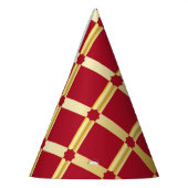Red & Gold Arabisch inspiriert Party-Hut Partyhütchen (Links)