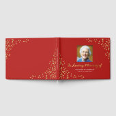 Red Gold Beerdigung Beileid | Foto Memorial Gästebuch (Voll)