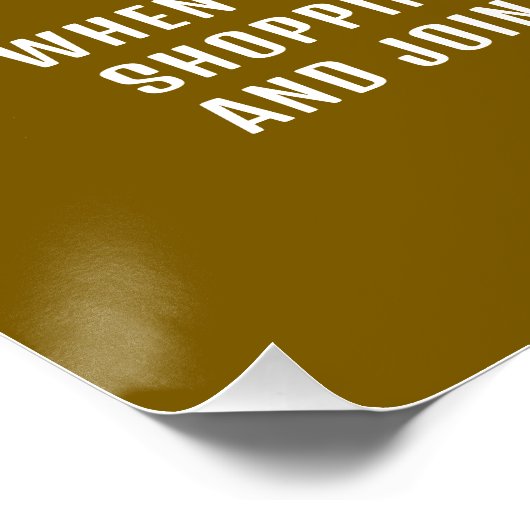 Red & Gold, Besuch Santa, QR Code Queue Poster (Ecke)