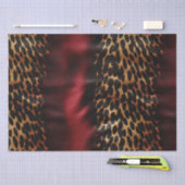Red Gold Black Cowhide Seidenpapier (Handwerk)