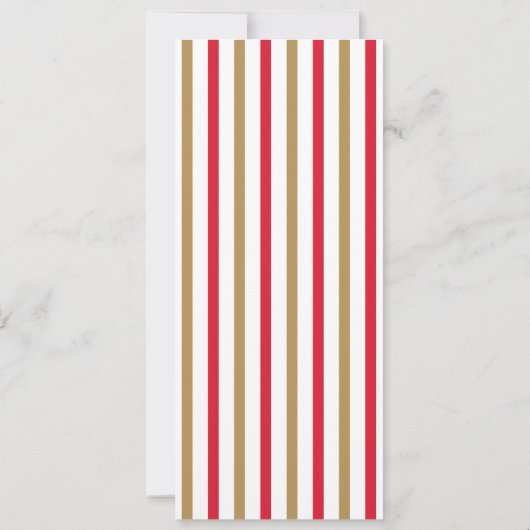 Red, Gold & Black Sports VIP Ticket Birthday Party Einladung (Rückseite)