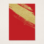 Red Gold Brush Earring Display Cards (Rückseite)