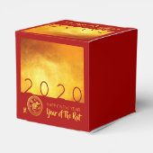 Red Gold Chinese Rat Papier-Schnitt 2020 CCFB Geschenkschachtel (Rückseite)
