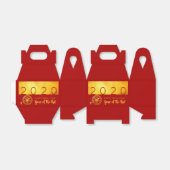 Red Gold Chinese Rat Papier-Schnitt 2020 GFB Geschenkschachtel (Ungefaltet)