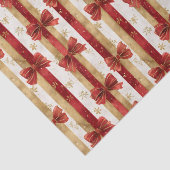 Red Gold Christmas Bows  Seidenpapier (Ausschnitt)