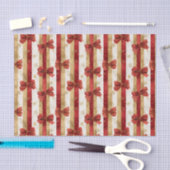 Red Gold Christmas Bows  Seidenpapier (Handwerk)
