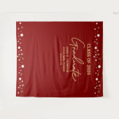 Red Gold Class 2020 Abschluss Wandteppich (Vorderseite (Horizontal))
