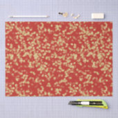 Red Gold Confetti Brautparty Seidenpapier (Handwerk)