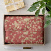 Red Gold Confetti Brautparty Seidenpapier (Geschenk)