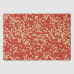 Red Gold Confetti Brautparty Seidenpapier