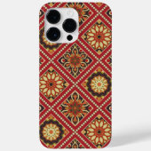 RED GOLD CREAM MANDALA PATTERN Case-Mate iPhone HÜLLE (Rückseite)