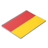 Red & Gold CUSTOM Notizblock (Linke Seite)