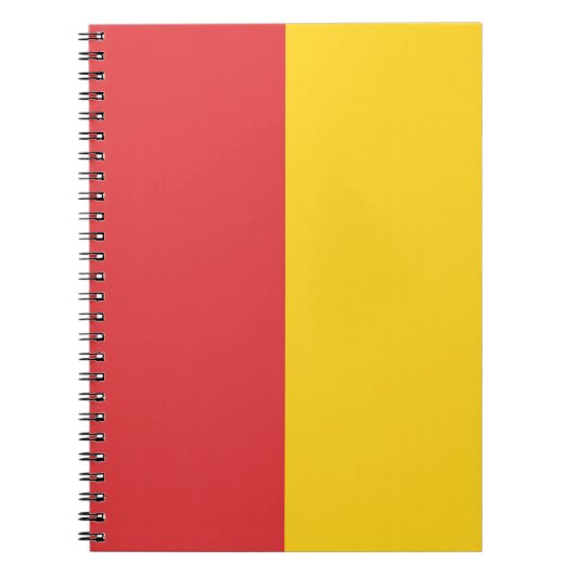 Red & Gold CUSTOM Notizblock (Vorderseite)