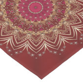 Red Gold Decorator Tischläufer (Ecke)