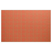 Red Gold Diamond Circle Pattern Stoff (Yard (91,4 cm))