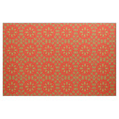 Red Gold Diamond Circle Pattern Stoff (Fat Quarter (45,7 x 55,9 cm))