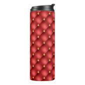 Red Gold Diamond Tuftthermal Tumbler Thermosbecher (Nach links gedreht)