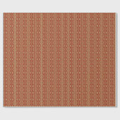 Red Gold Diamonds Wrapping Paper Geschenkpapier (Flach)