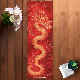Red & Gold Dragon Yogamatte