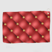 Red Gold Edelstein Golf Handtuch (Horizontal)