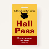 Red Gold Elementarschuldurchlauf Ausweis (Vorderseite)