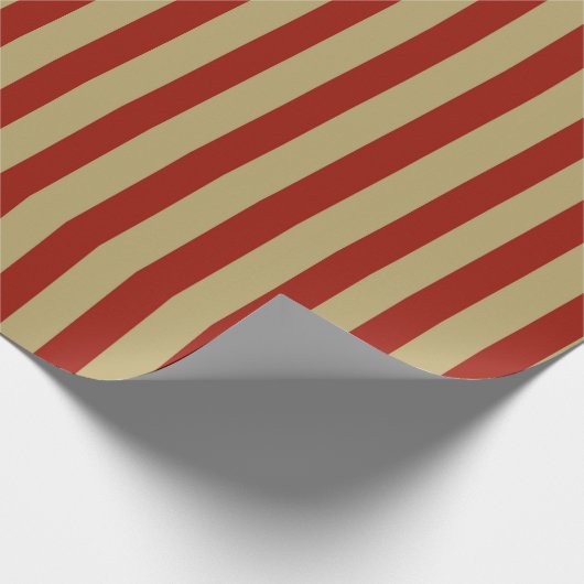 Red Gold Geschenkpapier (Ecke)