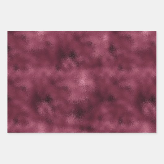 Red Gold Glitzer Hörer Geschenkpapier Set (Vorderseite 2)