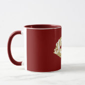 Red Gold Glitzer Livio Kokett Kiss Tasse (Links)