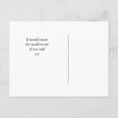 Red Gold Glitzer Regen wirst du meine Bridesmaid s Einladungspostkarte (Rückseite)