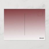 Red Gold Glitzer Stars Weihnachten Postkarte (Rückseite)