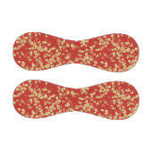 Red Gold Glitzy Confetti Abstrakt Baseball (Paneele)