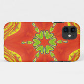 Red Gold Green Mandala Kunstdruckerei Case-Mate iPhone Hülle (Rückseite (Horizontal))