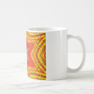 Red Gold Green Mandala Kunstdruckerei Kaffeetasse