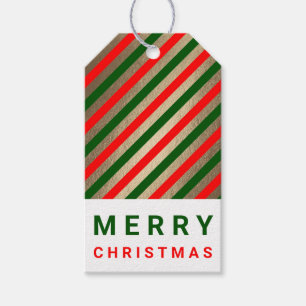 Red Gold Green Weihnachten Custom Gift Tags Geschenkanhänger