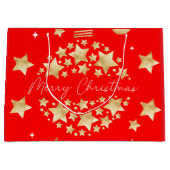 Red Gold große Weihnachtsgeschenk Große Geschenktüte (Vorderseite)