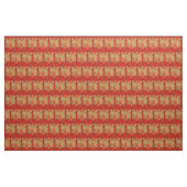 Red Gold Guardian Angel Kunststoffe Stoff (Yard (91,4 cm))