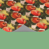 Red Gold Harvest Apple Pattern - Teacher Geschenk  Geschenkpapier