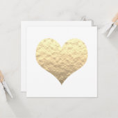 Red Gold Hearts Niedlich Valentinstag 2023 Trendy Karte (Vorderseite/Rückseite Beispiel)