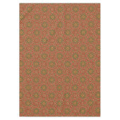 Red Gold Holiday Tableclout Tischdecke (Vorderseite)