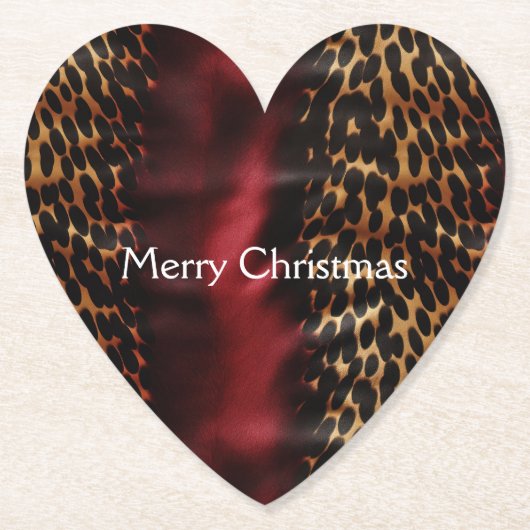 Red Gold Imitats Cowgirl Südwest Cowhide Untersetzer (Vorderseite)