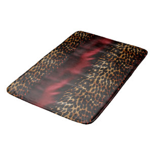 Red Gold Imitats Südwest Cowgirl Cowhide Badematte
