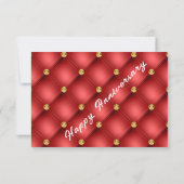 Red Gold Jubiläumskarte (Rückseite)