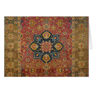 Red Gold Kashan Tepet Rug Persian Asian