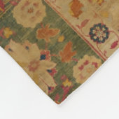 Red Gold Kashan Tepet Rug Persian Asian Fleecedecke (Ecke)