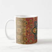 Red Gold Kashan Tepet Rug Persian Asian Kaffeetasse (Links)