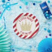 Red Gold Little Prince auf der Way Baby Dusche Pappteller (Party)