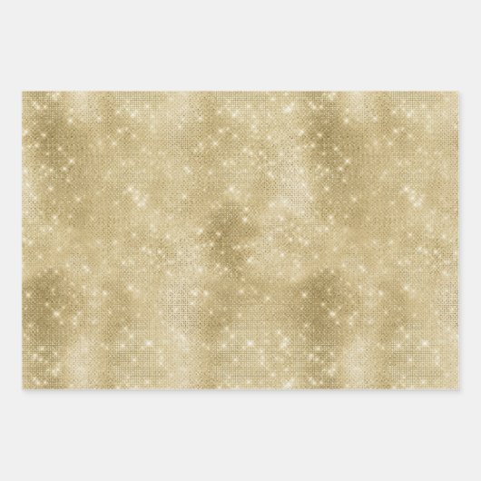 Red Gold Mint Sparkle Geschenkpapier Set (Vorderseite 2)