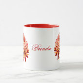 Red Gold Mum Coffee Cup Tasse (Zentrum)